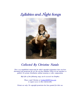 Lullabies and Night Songs - thewaldorfconnection.com
