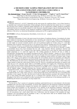 a microfluidic sample preparation device for pre