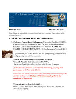 Knightly News Announcement for 12/16