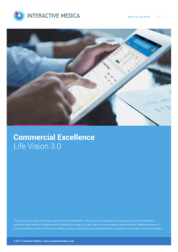 Commercial Excellence Life Vision 3.0