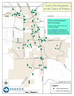 Active Development in the Town of Parker
