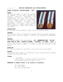 Coronation Medals Victoria Edward VII GV GVI