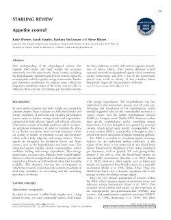 STARLING REVIEW Appetite control