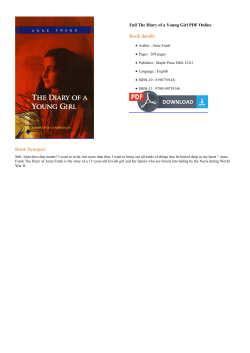 Full The Diary of a Young Girl PDF Online