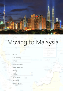 Moving to Malaysia
