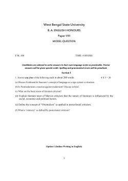 english part iii honours - paper-viii