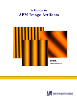 A Guide to AFM Image Art ifacts