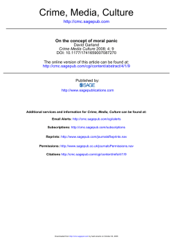 On the concept of moral panic