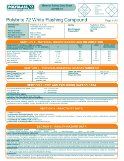 PB 72 MSDS - Fabbricadigitale
