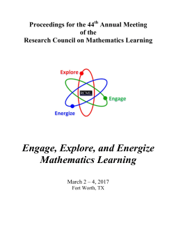 RCML 2017 Conference Proceedings