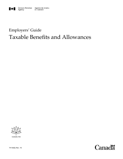 Taxable Benefits and Allowances