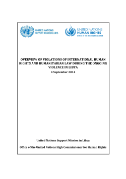 Overview of Violations of International Human Rights