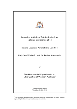 National Lecture on Administrative Law (pdf 304kb)