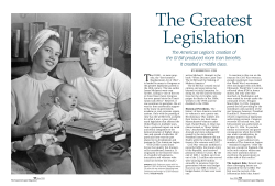 The American Legion`s creation of the GI Bill produced more than