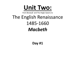 from Beowulf and The Anglo-Saxons to The English Renaissance
