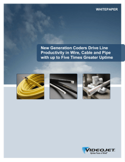 New Generation Coders Drive Line Productivity in Wire