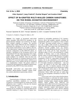 EFFECT OF Br-GRAFTED MULTI-WALLED CARBON NANOTUBES