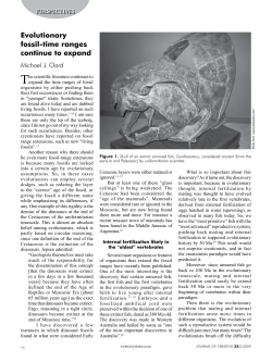 Evolutionary fossil-time ranges continue to expand
