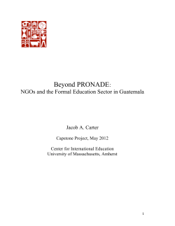 Beyond PRONADE
