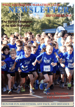 run for fun and fitness, any pace, any distance