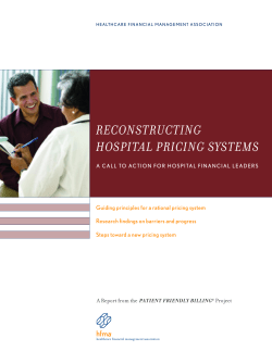 Reconstructing Hospital Pricing Systems