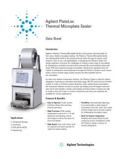 Agilent PlateLoc Thermal Microplate Sealer