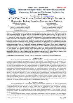 A Test Case Prioritization Method with Weight Factors