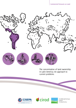 The concentration of land ownership in Latin America: An approach