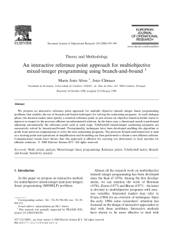 An interactive reference point approach for multiobjective mixed