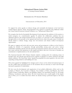 Subnational Climate Action Hub - UN