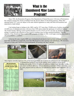 Indiana Division of Reclamation Restoration Program