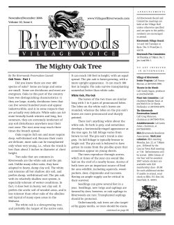 November/December - Village of Riverwoods