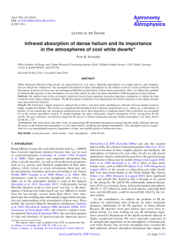 Infrared absorption of dense helium and its importance in the