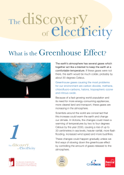 What is the Greenhouse Effect?