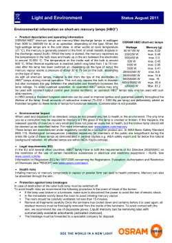 Light and Environment