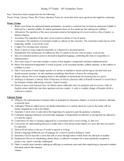 Students Entering 12th Grade AP English (Part III).