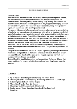 Autumn 2014 - Town and Country Harriers