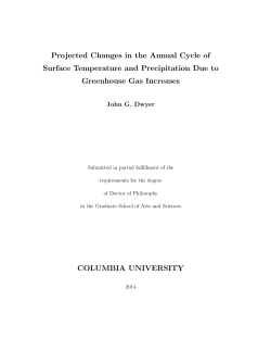 Projected Changes in the Annual Cycle of Surface Temperature and