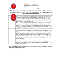 Make sure you have two or more clear reasons to support your