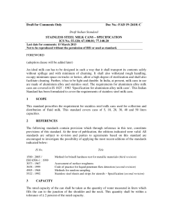 Draft for Comments Only Doc No.: FAD 19 (2610) C Draft Indian