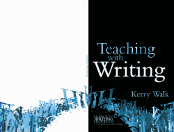 Teaching with Writing - Princeton University