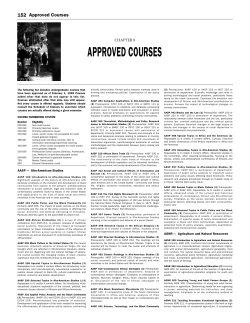 Chapter 8 - University of Maryland Undergraduate Catalog 2017-2018