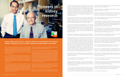Pioneers in kidney research - University of Kansas Medical Center