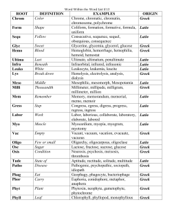 ROOT DEFINITION EXAMPLES ORIGIN Chrom Color Chrome
