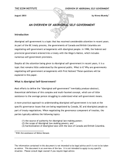 Research Paper - The Scow Institute