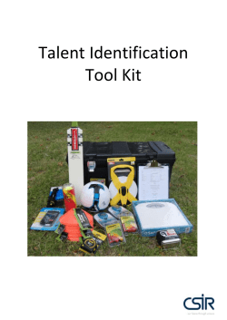 Talent Identification Tool Kit