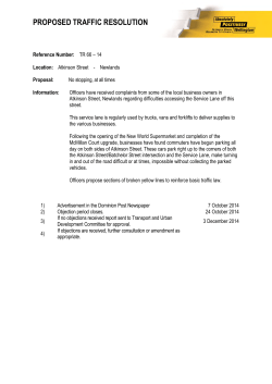 TR 66-14 Traffic Resolution