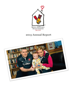 2015 Annual Report - Ronald McDonald House Charties