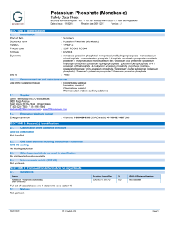 Potassium Phosphate (Monobasic) - G
