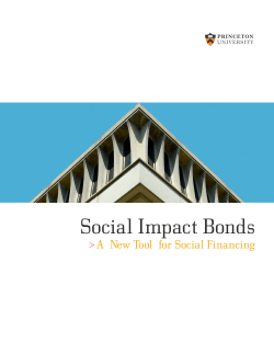 A New Tool for Social Financing
